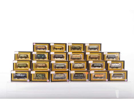 Dapol  00 Gauge Private Owners open wagons  Container wagon Tank Trucks and Hopper (22), mostly 7-Planl Open wagons (14), Tan