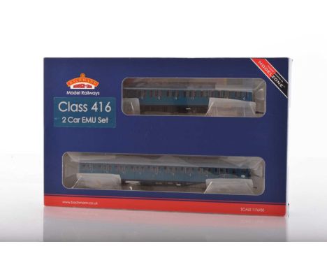 Bachmann for Modelzone boxed 00 Gauge 31-375Z BR SR blue Class 416 2-EPB 2-CAR 5739 EMU 21DCC, comprising Driving Motor Coach