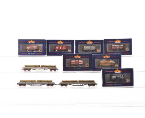 Bachmann boxed 00 Gauge private Owners Coal wagons and Tank wagon and unboxed Bolster wagons (10), PO Wagons, Kobo, Burnett, 