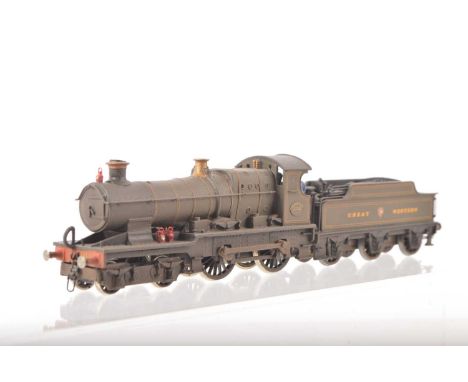 A superb modified K's Kitbuilt GWR lined weathered green Bulldog Class 'Pendragon' 4-4-0 Locomotive and Tender,  built and fi