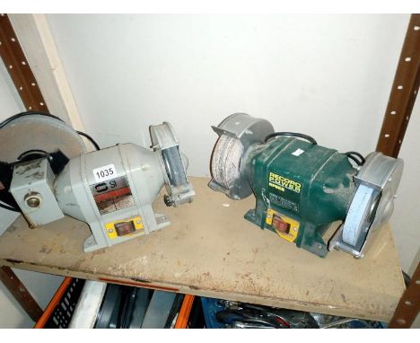 A SIP wet stone grinder and a record bench grinder.Collect Only