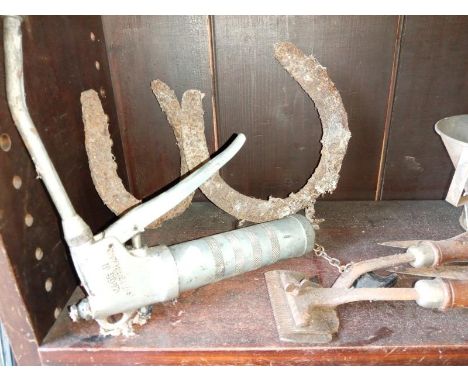 A selection of vintage woodwork tools