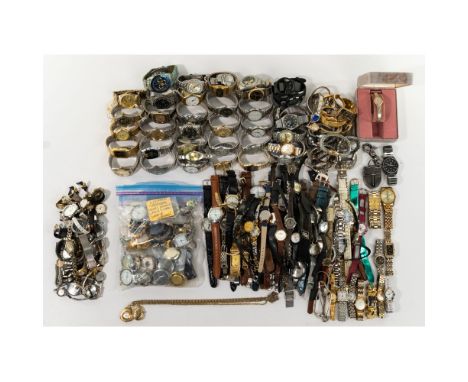 Wristwatch Assortment  Approximately (19) pounds of watches with examples from Caravelle, Carriage, Timex and Geneva  Conditi