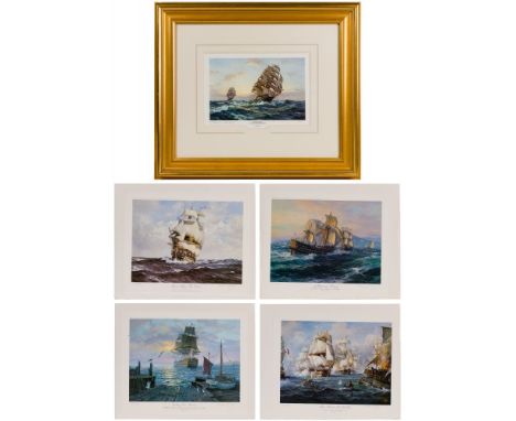 Charles Vickery (American, 1913-1998) Offset Lithograph Assortment  (5) undated items including pencil signed lower left 'The