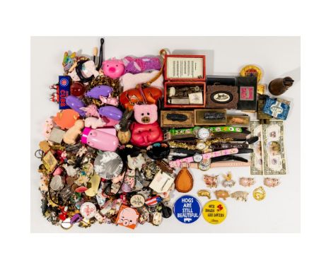 Costume Jewelry and Wristwatch Assortment  Approximately (11) pounds of jewelry including bracelets, necklace, pins, brooches