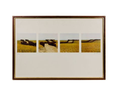 Ger Dekkers (Dutch, b.1929) Offset Lithograph  1973, pencil signed center right, #120/200 center left, depicting a landscape 