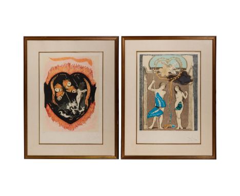 Salvador Dali (Spanish, 1904-1989) 'Triomphe de l'Amour' Lithograph Suite  1978, each signed lower right margin, each #3/75 l