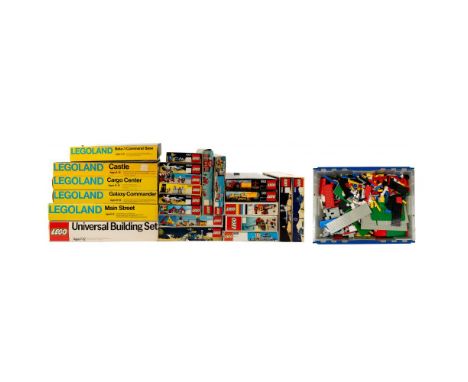 Lego Assortment  Approximately (50) pounds of Legos, some partial sets plus (23) original boxes  Property from: an Evanston, 