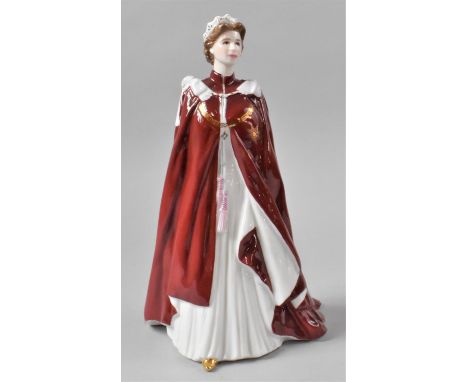 A Royal Worcester Figure of The Queen to Celebrate her 80th Birthday 2006 