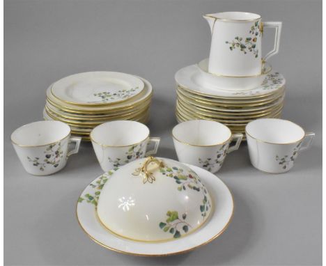 A Collection of Mintons Dinnerwares to include Fruit Plates, Side Plates, Jug, Muffin Dish, Breakfast Cups, Some with Conditi