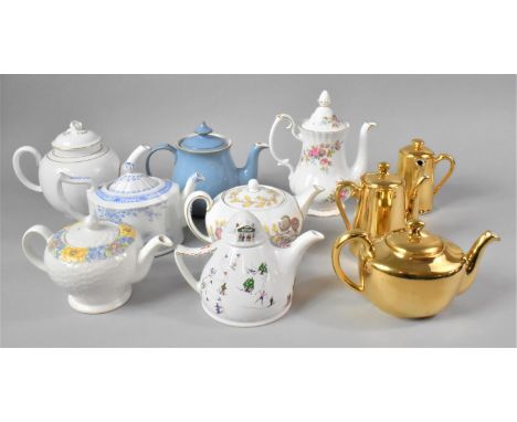 A Collection of Various Tea and Coffee Cups to include Wade Apres Ski, Royal Albert Moss Rose, Royal Worcester Gilt Etc 
