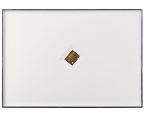 Cyprien Gaillard (Paris 1980 – lebt in Berlin). „Fields of Rest“. 2013Polaroid, Passepartout, Aluminiumrahmen. 72 × 102 × 4&n