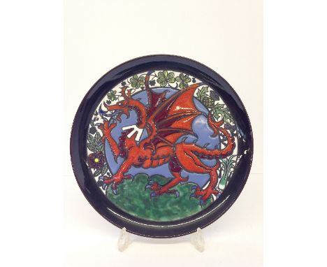 A Poole Pottery Prince of Wales and Lady Diana Spencer Marriage plate, designed by Tony Morris in a Limited Edition, 24/250, 