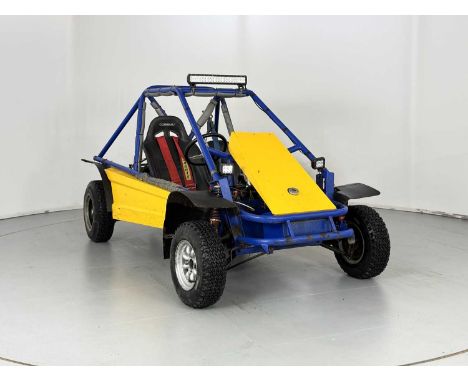 Blitz off road buggy using 998cc mini engine and gearbox, fitted with LED lights as well as racing seats and harnesses.Please