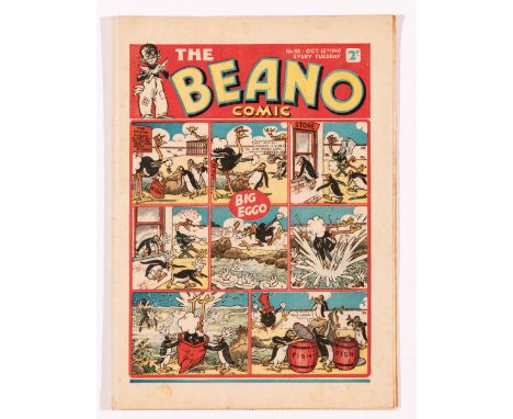 Beano comic 116 (1940). Propaganda war issue. Wild Boy of the Woods sinks German tanks. Lord Snooty portrays Hitler and Goeri