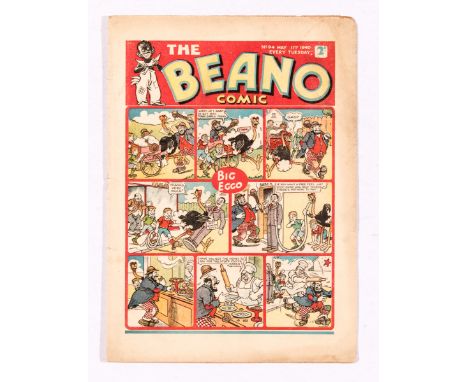 Beano comic 94 (1940). Propaganda war issue. Hitler sends the Luftwaffe to capture the Beano building. Bright cover, cream/li