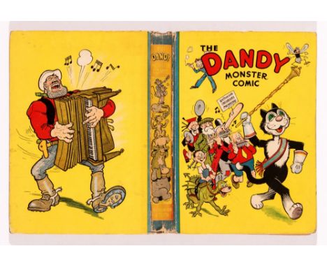 Dandy Monster Comic (1941) Korky's Marching Band. Bright boards with faded spine. Some interior pages have light insect trace