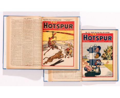 Hotspur (1949) 637-686. Complete year in two bound volumes (2 fortnightly issues). Starring Captain Midnight and The Evil Eye