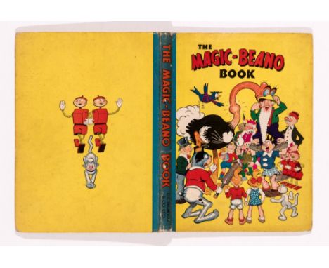 Magic-Beano Book (1947). Big Eggo swallows the ball! Bright boards and spine, light/medium edge wear. Neat dedication, cream/