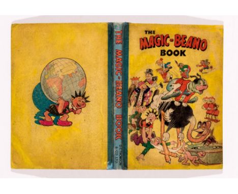 Magic-Beano Book (1945). Light professional restoration with corners and spine hinges re-enforced and touched in. Archival ta