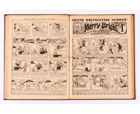 Merry And Bright (1925) 405-456. Complete year in bound volume. With the Shirkwork Brothers, Sexton Hyde and his Four Girl De