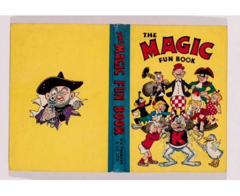 Magic Fun Book 2 (1942). Koko supports the Magic characters. From the Brenda Butler Comics Archive. Bright boards and spine w