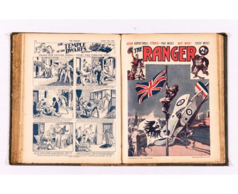 Ranger (1933) 1-15. In bound volume. Starring the Cheerio Castaways by Frank Richards. Cream/light tan pages with some worn e