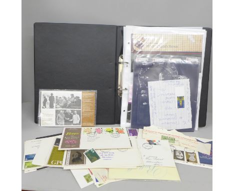 Stamps; First Day Covers, Mint Stamps, etc.