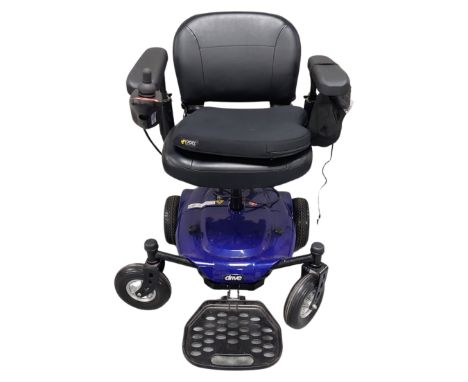 Two electric mobility chairs (2) CONDITION REPORT: chair in picture 1 has spanner light showing - chair in picture two in wor