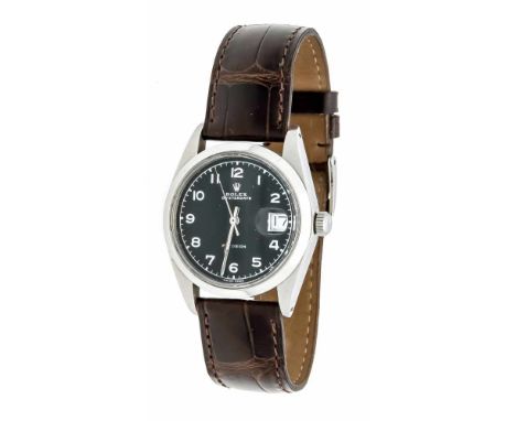 Rolex Oysterdate Precision, Herrenuhr Ref. 6694 um 1980, Handaufzug Kal. 1225, läuft, Stahlgehäuse mit verschraubtem Boden un