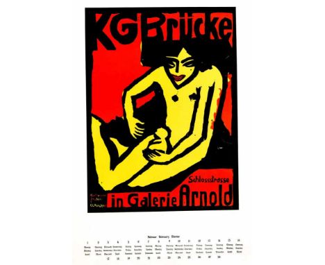 Künstlerplakate - Fritz Danneberg, Ernst Ludwig Kirchner, Auguste Roubille uvm., 12 Blatt in Siebdruck nach den Originalen Pl