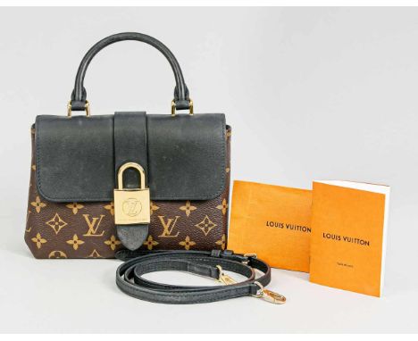 Louis Vuitton Locky Monogram Canvas, mit Schlossschließe (Magnet). Leichte Gebrauchsspuren. Rechnung aus dem LV Store Oslo li