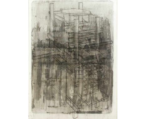 Uwe Kowski (*1963), Leipziger Maler und Grafiker, studierte an der HGB Leipzig bei Burger und Heisig. ''Stuhl I-16, Kohlestif
