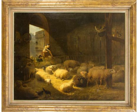Hendrik Josef Franciscus van der Poorten (1789-1874), belgischer Tiermaler, studierte in Antwerpen bei Willem Jacob Herreyns,