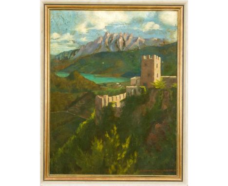 Bettina Feistel-Rohmeder (1873-1953), dt. Malerin und Kunstkritikerin. Stud. u.a. bei Adolf Hölzel und Ludwig Dill. Berglands