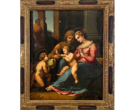 Anonymer Altmeisterkopist des 18./19. Jh., ''Madonna del Divino amore'' nach dem in Neapel befindlichen Original von Raffael,
