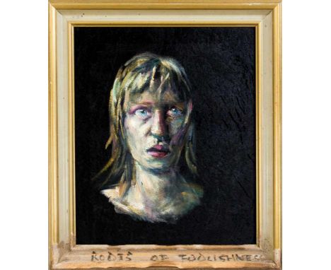 Corinna Weiner (*1977), zeitgenössische Berliner Künstlerin, studierte an der dortigen UdK. ''Roots of Foolishness'', Bildnis