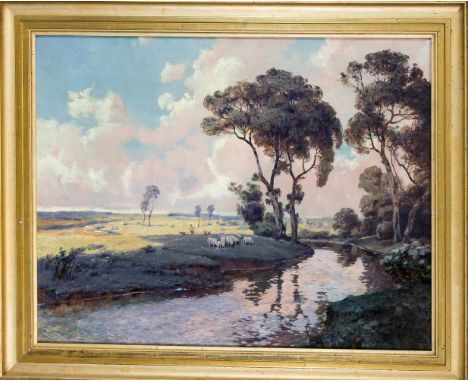 Gustav Schönleber (1851-1917), badischer Maler, der heute als Wegbereiter des deutschen Impressionismus gilt. In der Kindheit