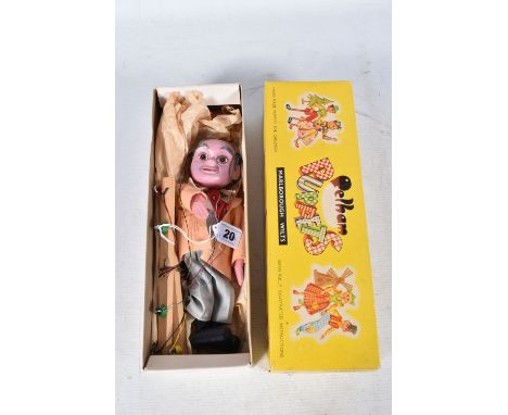 A BOXED PELHAM SL PROF. POPKISS PUPPET from the Gerry Anderson TV series Supercar, appears complete and in very good conditio