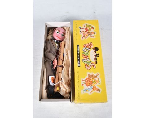 A BOXED PELHAM SL DR. BEACKER PUPPET from the Gerry Anderson TV series Supercar, appears complete and in very good condition 