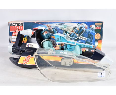 A BOXED PALITOY ACTION MAN SPACE RANGER ELECTRONIC SOLAR HURRICANE, No.34749, not tested, appears complete with all parts and