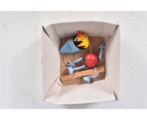 AN UNBOXED PELHAM TRUG PUPPET, from Bleep and Booster on Blue Peter, appears largely complete  and in fairly good condition w