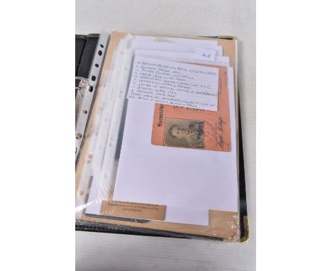 ROBERT MAYER NOTHAFFT KIA (ARMY) , born 25/02/1920, in Schunberg, included are documents and passes including fathers' Auswei