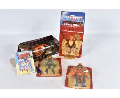 A BOXED MATTEL MASTERS OF THE UNIVERSE ZOAR FIGHTING FALCON, No.4014, appears complete with bomb pack, perch, instructions an