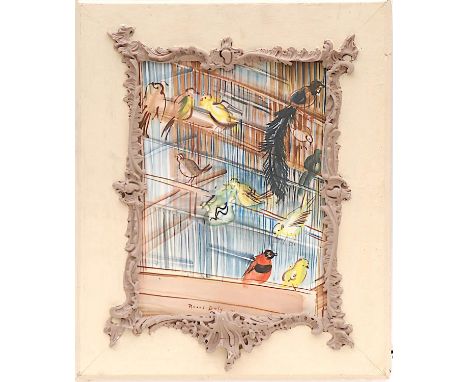 RAOUL DUFY 'Bird Cage', lithograph, signed in the plate, 40cm x 30cm, framed and glazed. 