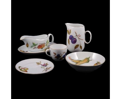 Four large boxes of Royal Worcester Evesham pattern table ware, including a very large covered tureen.Qty: 4 boxesCondition r