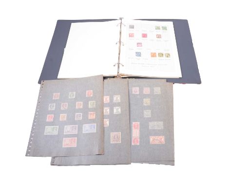 GB collection, in three Stanley Gibbons ring binder albums, 1976-1990; small collection of India stamps, Edward VII to George