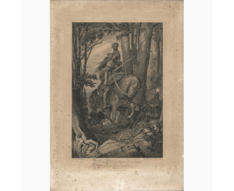 Ludwig Friedrich 1827 Dresden-Friedrichstadt - 1916 Dresden-Friedrichstadt  "Wer das Glück hat, führt die Braut heim". 1865  