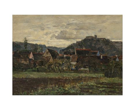 Constantin Gerhardinger1888 München - 1970 TörwangBei Kallmünz. 1930Blick von Südosten auf den Ort. R. u. signiert und "X. 30