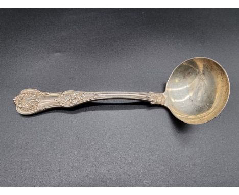 A sterling Kings pattern sauce ladle, by Tiffany &amp; Co, 18cm, 109g. 